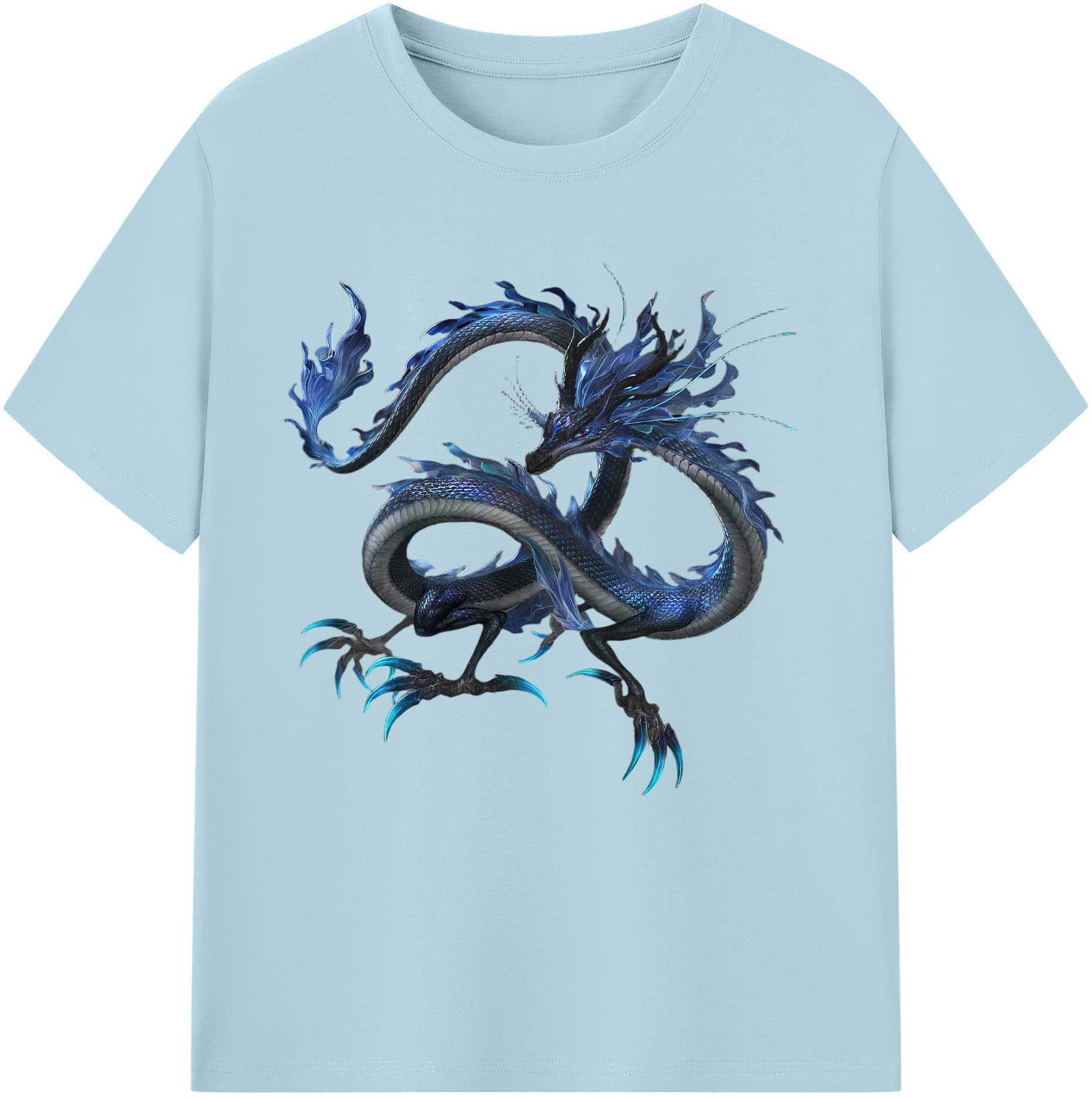 （画像用） Ne Zha 2 ナタ 魔童の大暴れ 綿100％半袖Tシャツ（フロントプリント）
